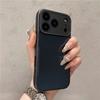 Luxury Ultra-Thin Solid Color Blade Mecha Phone Case for iPhone 17 16 15 11 14 13 12 Pro Max Air Glitter Camera Protect Cover