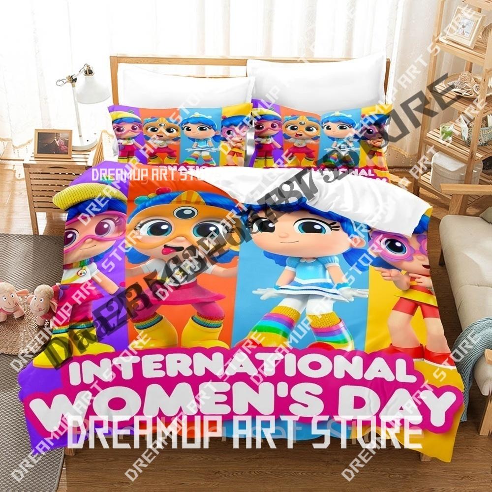 3D Print True and the Rainbow Kingdom Bedding Set Twin Queen King Full Size Duvet Cover Pillowcase Bed Boys Girls Adult