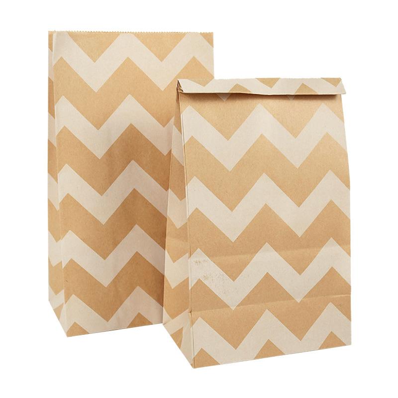 

10/20Pcs Kraft Paper Candy Cookie Bags Snack Gift Packaging Wedding Birthday Party Treat Bags Baby Shower Christmas Decor Supply 10Pcs