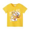 Sonics Cartoon T-shirt for Children Round Collar Clothing Kids Anime Partern Short Sleeve Clothes Fashion Sunmer Tee Top Gift