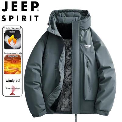 JEEP SPIRIT Men's Hooded Winter Padded Jacket