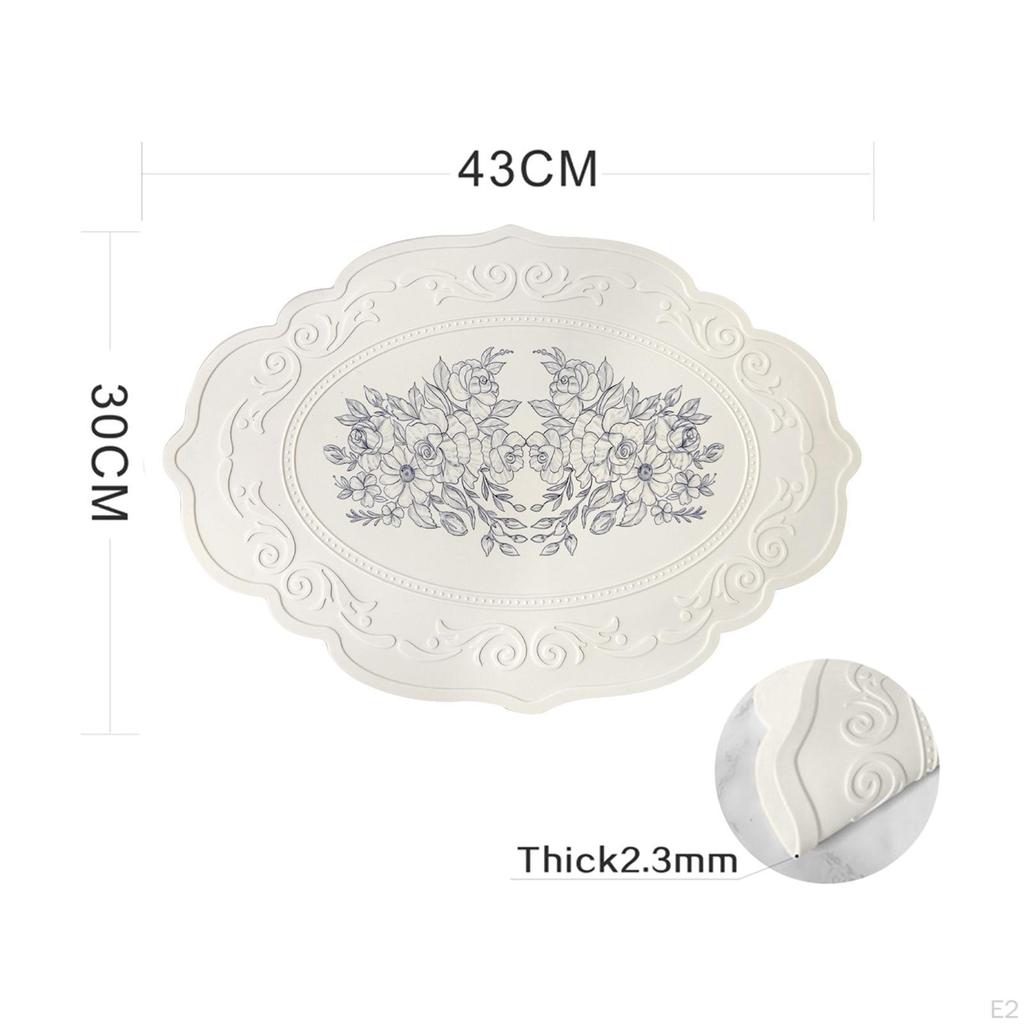 Placemats Waterproof Oilproof for Wedding Centerpiece Table Decorations Family Gathering