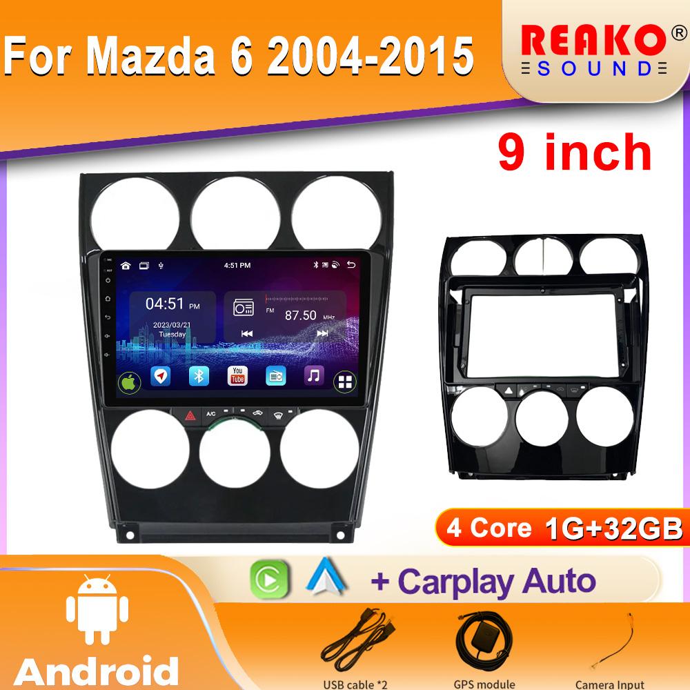 

Автомобильное радио Мультимедиа Навигация Android Беспроводной Carplay для Mazda 6 2004-2015 GPS WiFi 2 Din Экран Стерео 4 core 1GB+32GB carplay