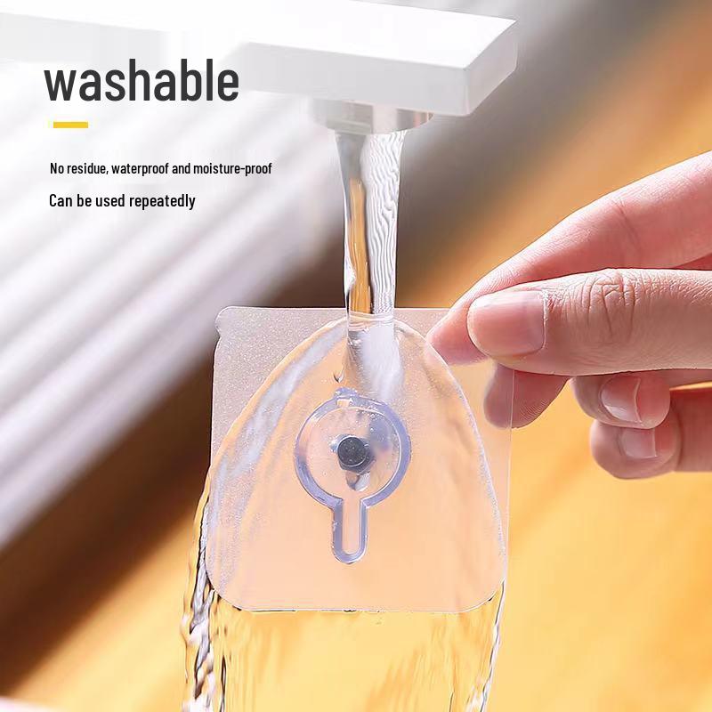 Jingruixiang No-Drill Traceless Adhesive Screw Hooks, 50 Pcs