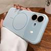 Orginal Liquid Silicone Crystal Camera Protect Case for IPhone 17Pro Max 16 15 14 13 12 11 Official for Magsafe Shockproof Cover