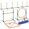 Agility Set Dogs 7 Piece Agility Equipment For Dog Training Plug In Hurdle Set For Games Training