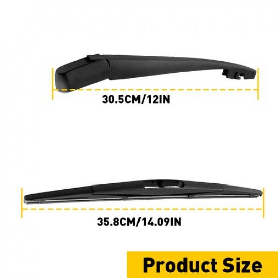2Set For Subaru Forester Legacy Outback Tribeca 86532SA070 Wiper Rear Arm&Blade