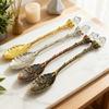 Premium Kirsite Antique Style Spoon Crystal Embellishment Suitable For Gourmets Cooking Baking And Table Setting