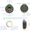 Mini Carbon Monoxide Detector CO CO2 Air Quality Monitor 1000mAh Battery LED Screen USB Type-C Charging for Indoor and Travel Thermometer Buzzer Alarm