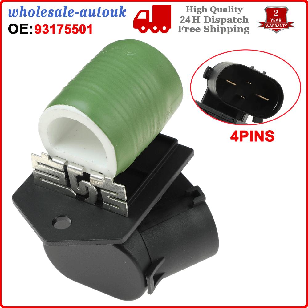 BLOWER FAN MOTOR HEATER RESISTOR For VAUXHALL OPEL ASTRA Mk4 1341721 GM 93175501