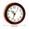 Miniature Retro European Wall Clock For Dollhouses Furniture ABS Portable And Detailed Design