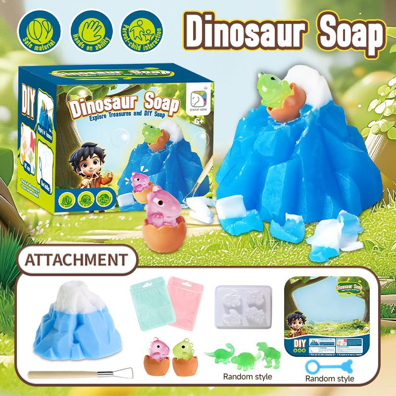 Learning Youma Children's Treasure Hunting Rainbow Soap Archaeological Digging Toys Not Dirty Hands Digging Treasure Handmade Class Soap Making Soap