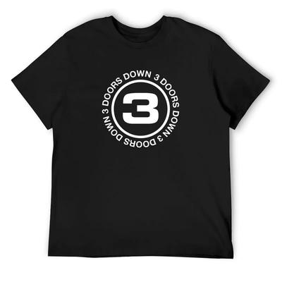 3 Doors Down 2 T-Shirt Geschenke für Freund Kleidung Oberteile Oversize-T-Shirts Mann Herren Trainingsshirts