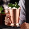 JUSTINLAU 350ML Mint Julep Cup Stainless Steel Martini Mojto Mug for Cocktails and Whiskey Mixed Drinks Mug Party/Bar Beer Glass