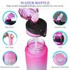 Omorc 1l Sports Water Bottle Leakproof Bpa-free With Detachable Filter And Time Marker