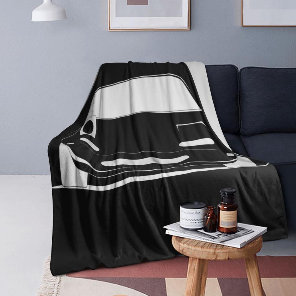 Cute Miata Face  Blankets Soft Warm Flannel Throw Blanket Cover for Bed Living room Picnic Travel Home Sofa