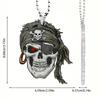 Pirate Inspired Retro Acrylic 2d Car Interior Decor Hanging Pendant Unique Keychain Accessory