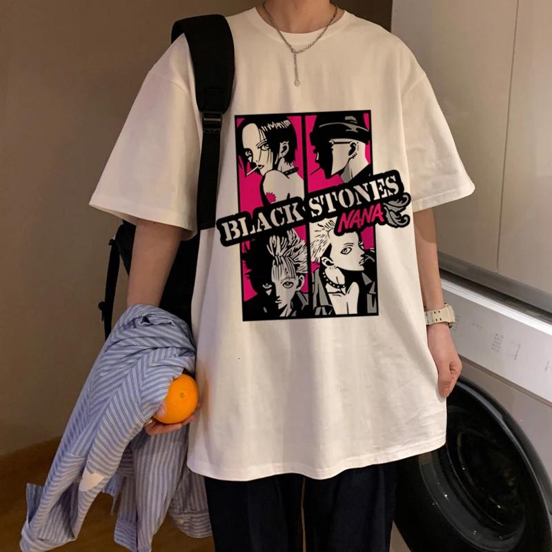 

nana osaki tshirt female white t shirt casual harajuku streetwear japanese clothes tshirt harajuku kawaii S