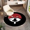 Famous cartoon NARUTO protagonist Uzumaki Naruto round carpet soft home decoration anti-slip door mat outdoor picnic mat carpet M2