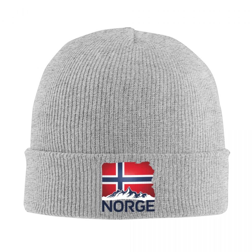 Berretto Lavorato a Maglia Caldo con Bandiera Norvegese Moda Cappello Berretto Autunno Inverno Cappelli Beanie da Esterno per Uomo Donna Adulto