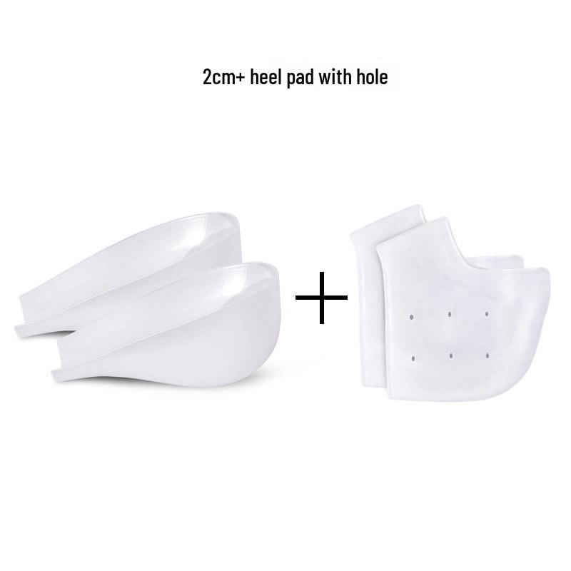 Demi-semelle Silicone Invisible Augmentant la Hauteur Amortissante pour Sports Décontractés