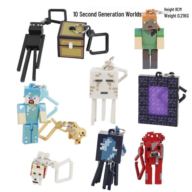 My World Figurines: 36 Styles of 1st-4th Gen Ornaments, Claw Machine Dolls, Cake Decorations & Blind Box Gashapon