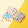 Women's Retro Clutch: Cute Kitten Print Coin Purse & Small Money Clip Wallet