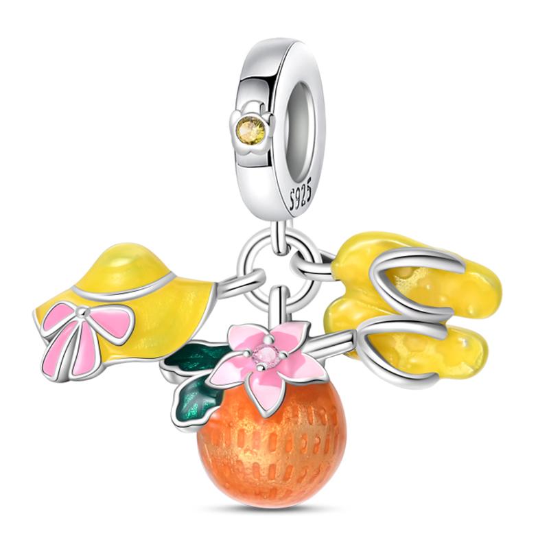 Ocean Trendy 925 Silver Dolphin Crab Boat Beach Charms Beads Fit 3mm Bracelets DIY Thoughtful Fine Jewelry Making Gifts