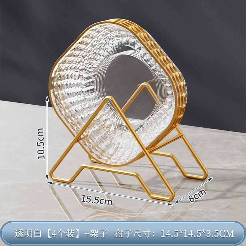 Simple Bone Spitting Plate Household Bone Spitting Plate Food Grade Dining Table Tabletop Garbage Residue Side Dish Fruit Plate