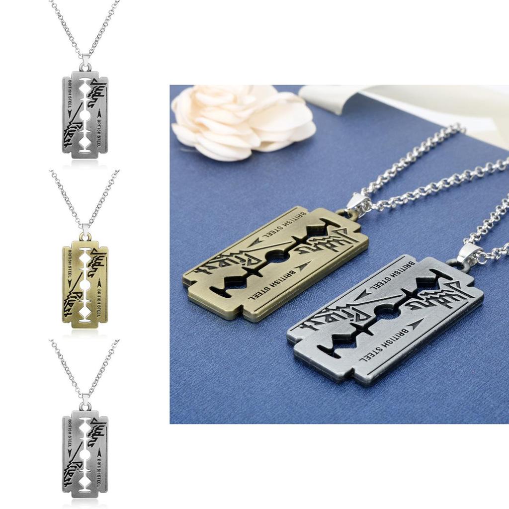 Judas Priest Klingen Anhänger Halskette Mit Legierungsdesign Für Geschenk Und Mode