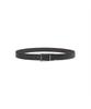 Benobelo Cowhide Black Satin Tab Belt Black_Blf1Acb1280K1