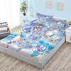 Grinding Mattress All-Inclusive 3D Digital Printing Cartoon Cute Cool Penguin Series Mattress Set