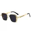 Box steampunk retro women's sunglasses UV protection sunglasses women's high-end European and American sunglasses