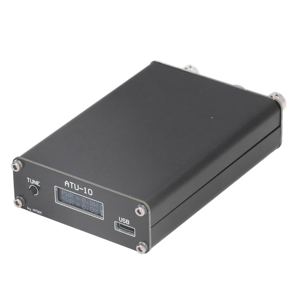 ATU‑10 QRP Automatic Antenna Tuner 0.91in Display Radio Tuner with BNC Connector Version 1.4