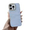 Snow Mountain Pattern Leather Material Mobile Phone Case for Apple 17PRO Premium Sense Air Internet Celebrity Love Skin Feel Case