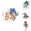Genshin Impact Barbatos Keqing Barbara Hutao Acrylic Figure Stand Ideal For Decor
