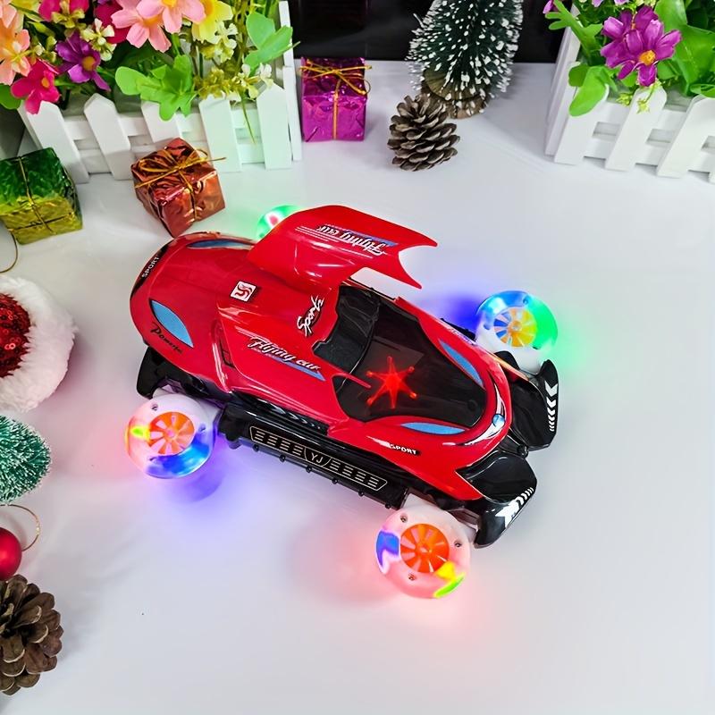 

360° Automatic Rotating Light Music Cool Toy Car,Fun and Handsome Small Gift,Every Family Will Like It,The Effect Will Be Better When Playing at Night красный