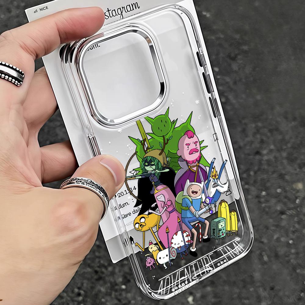 Hot Anime A-Adventures Times Phone Case For iPhone 17 Air 16 e 15 14 13 12 11 Pro Max Plus SE 2020 2022 Soft Back Cover