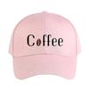 Coffee Bean Lover Caps Summer Adult Baseball Cap Adjustable with Curved Brim Duckbill Hat Protection Sun Hats