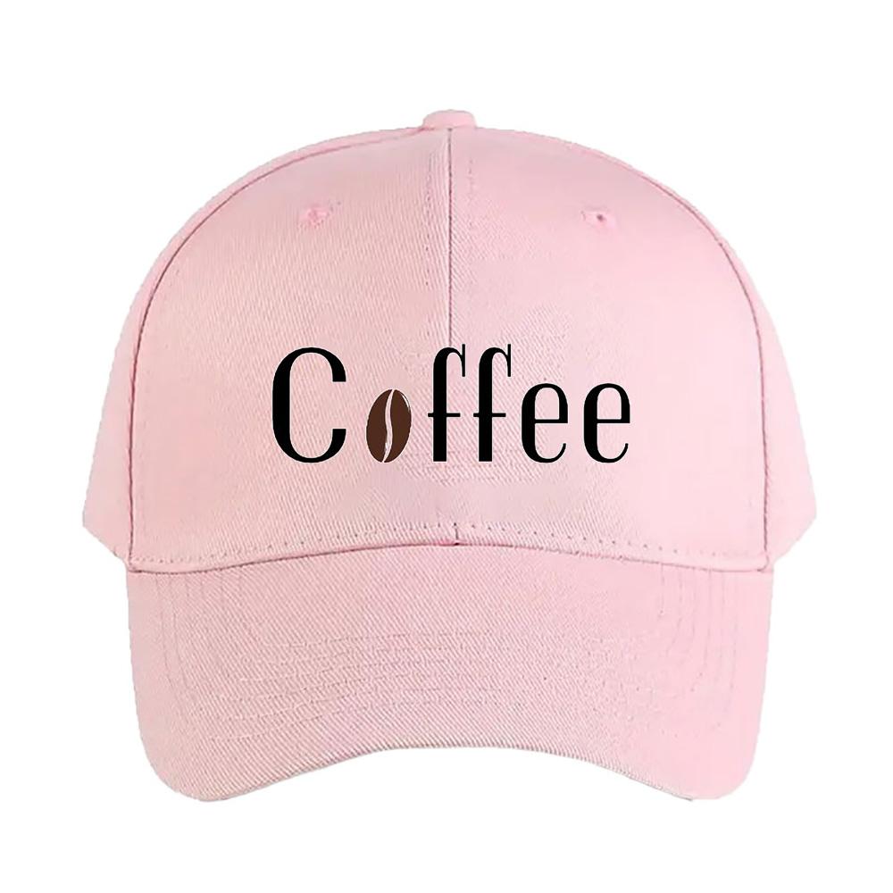 Coffee Bean Lover Caps Summer Adult Baseball Cap Adjustable with Curved Brim Duckbill Hat Protection Sun Hats