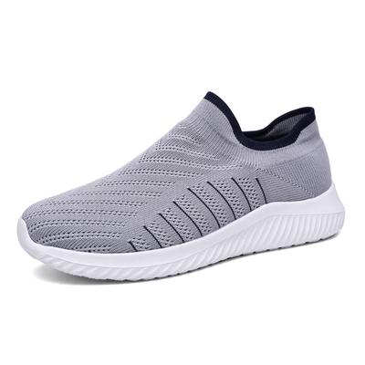 Mode Neue Übergröße Herrenmode Mesh atmungsaktiv bequeme Freizeitschuhe dicke Sohlen bequeme Paar Sportschuhe
