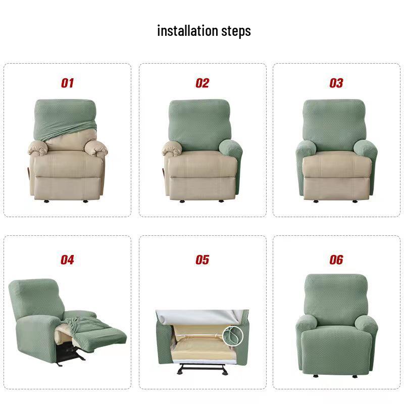 Elastic Split Full Coverage Chesterfield Recliner Sofa Cover