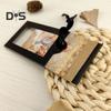 Family Tree Picture Frame Metal Tree Photo Frame Stand with 6 Ornamental 1.77" X 2.56"/2.17" X 3.15" Frames for Wall Table Decor