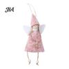 Soft Texture Home Decor Christmas Angel Doll Decoration, Plush Fairy Girl Pendant, Tree Hanging Decorative Garlands for Windows Ornament Winter
