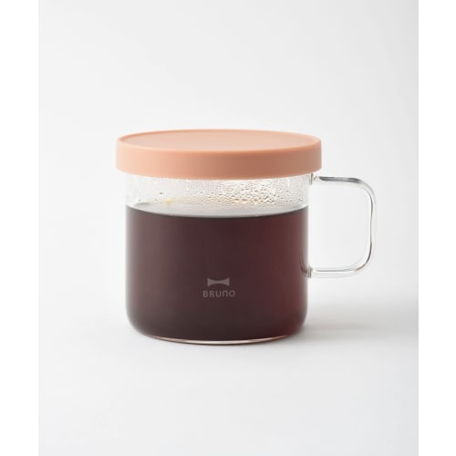 BRUNO Bruno Coffee Dripper, Single-Serve, Paperless, Stylish Drip Cup, Personal, Ivory, BHK244-IV