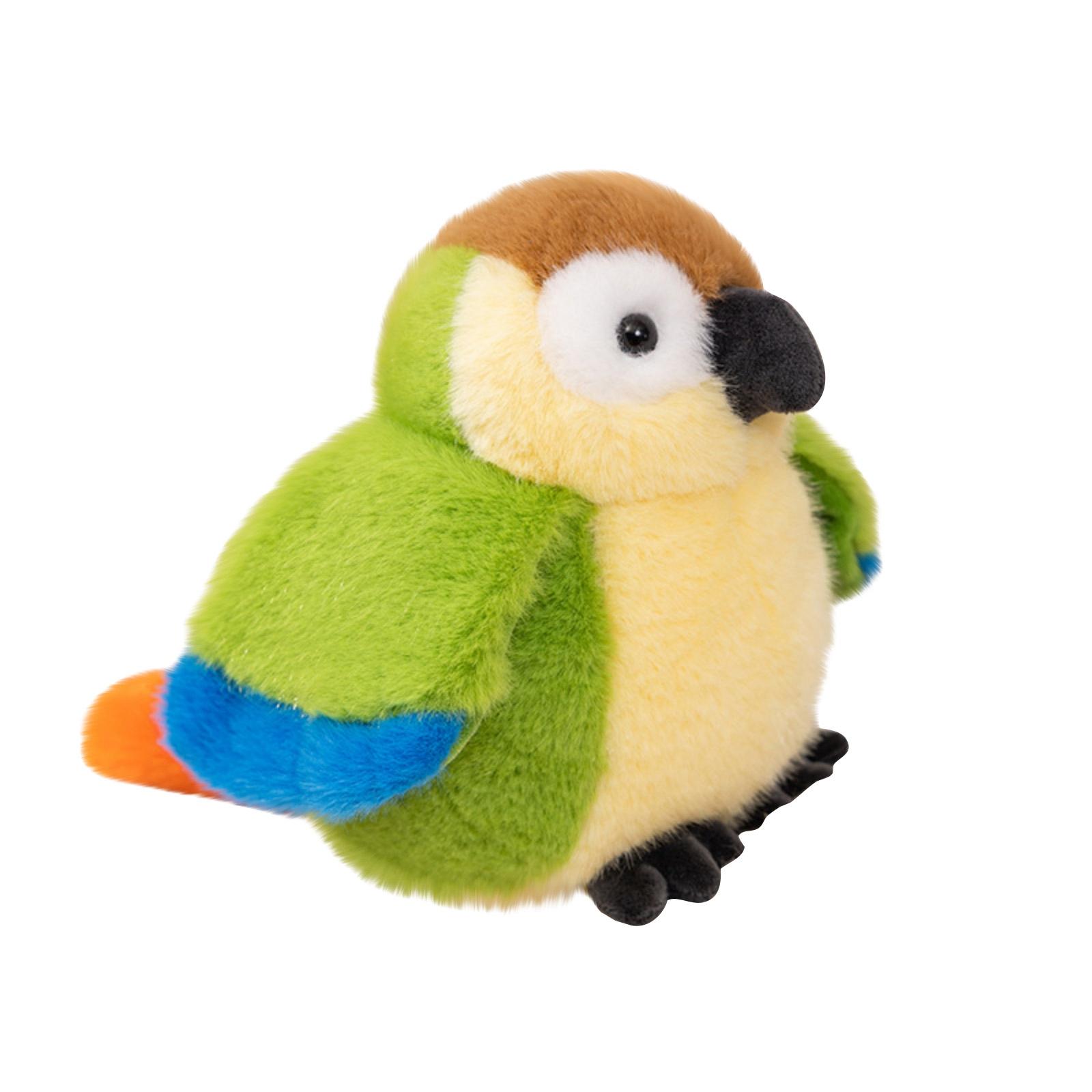 

Cute Plush Toy, Birds Cartoon Doll, Figurine, Children s Gift, Without Label One Size зелёный