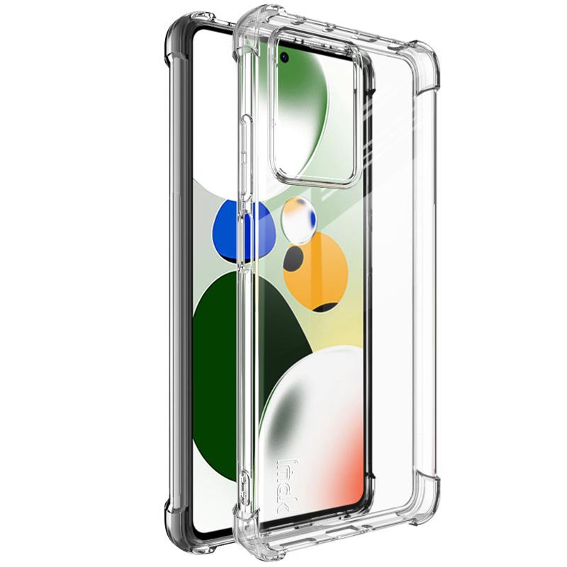 

IMAK Для Xiaomi Redmi Note 12 Pro Speed 5G/Poco X5 Pro 5G ТПУ Чехол для телефона Защита подушками безопасности Прозрачная накладка на телефон Transparent