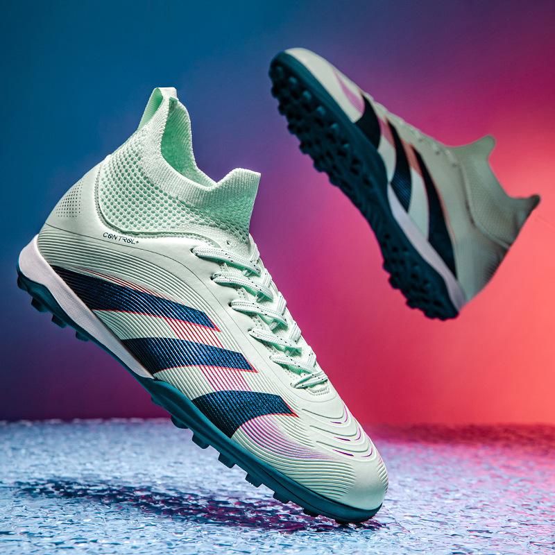 

Football shoes men s autumn high-top long broken nails student children boys professional training football shoes 45