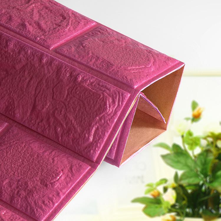 3D Self Adhesive Wall Stickers For Kids Room Bedroom Decor DIY Foam Brick Room Decor Wallpaper Home Decor Living Wall Sticker