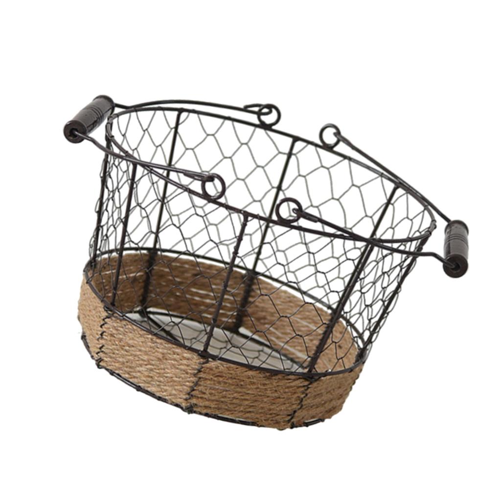 Elegant Farmhouses Fruit Basket with Removable Banana Holder Accessory for Kitchen and Dining Table Storage Solution